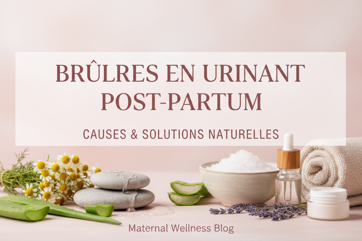 Brûlures urinaires post-partum : causes et remèdes naturels pour jeunes mamans Image