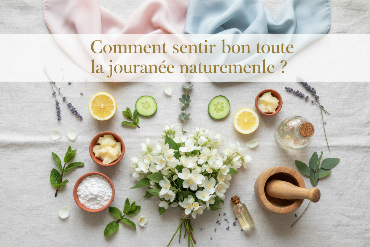 Conseils naturels pour sentir bon toute la journée — bien-être féminin Image