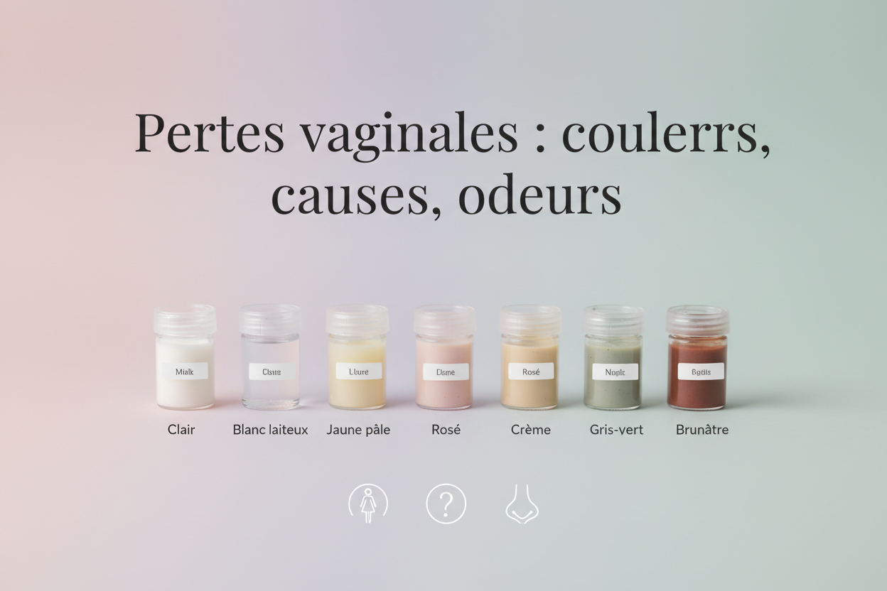Guide complet sur les pertes vaginales : couleurs, causes, pH et solutions Image