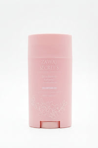 Déodorant naturel vanille jasmin-ylang en stick, boîtier rose Zawaj Secret's