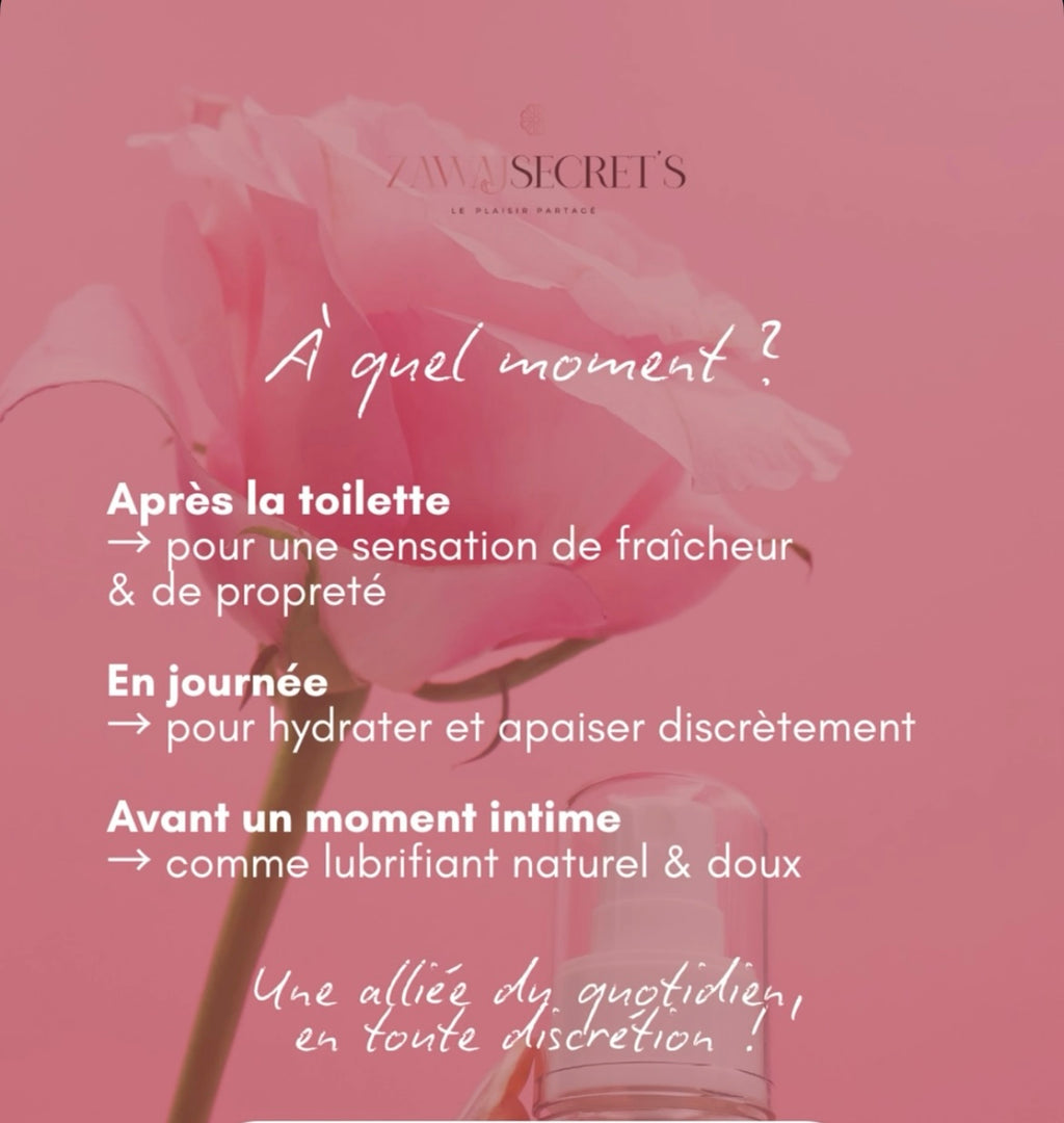 BRUME INTIME 3EN1 - Fraîcheur, Apaisement, Hydratation & Lubrification Douce