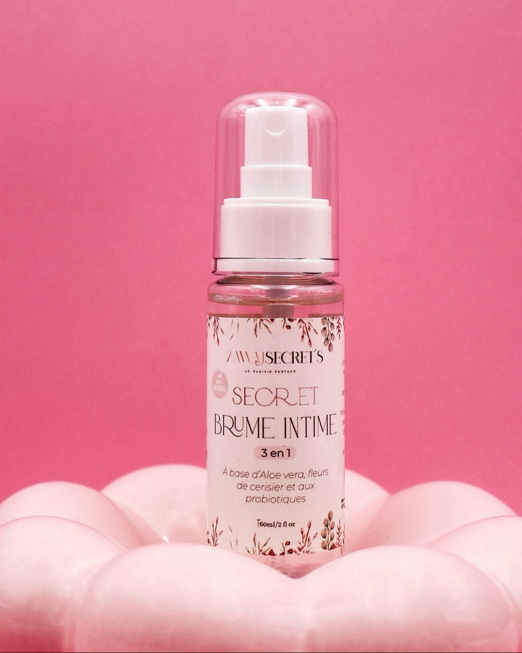 Brume intime certifiée halal sans alcool - soin intime naturel femme
