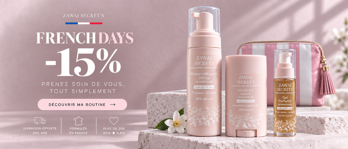 French Days Zawaj Secret's -15 %, bannière ordinateur