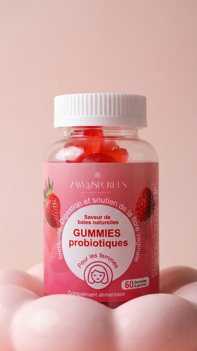 Gummies Probiotiques – Intimité, Immunité & Digestion