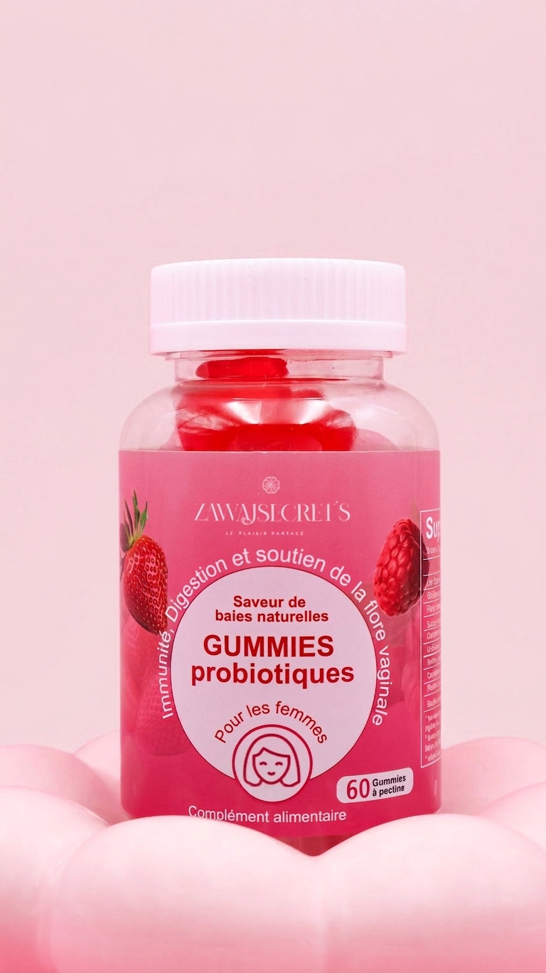 Gummies Probiotiques – Bien-être Intime, Vitalité & Légèreté