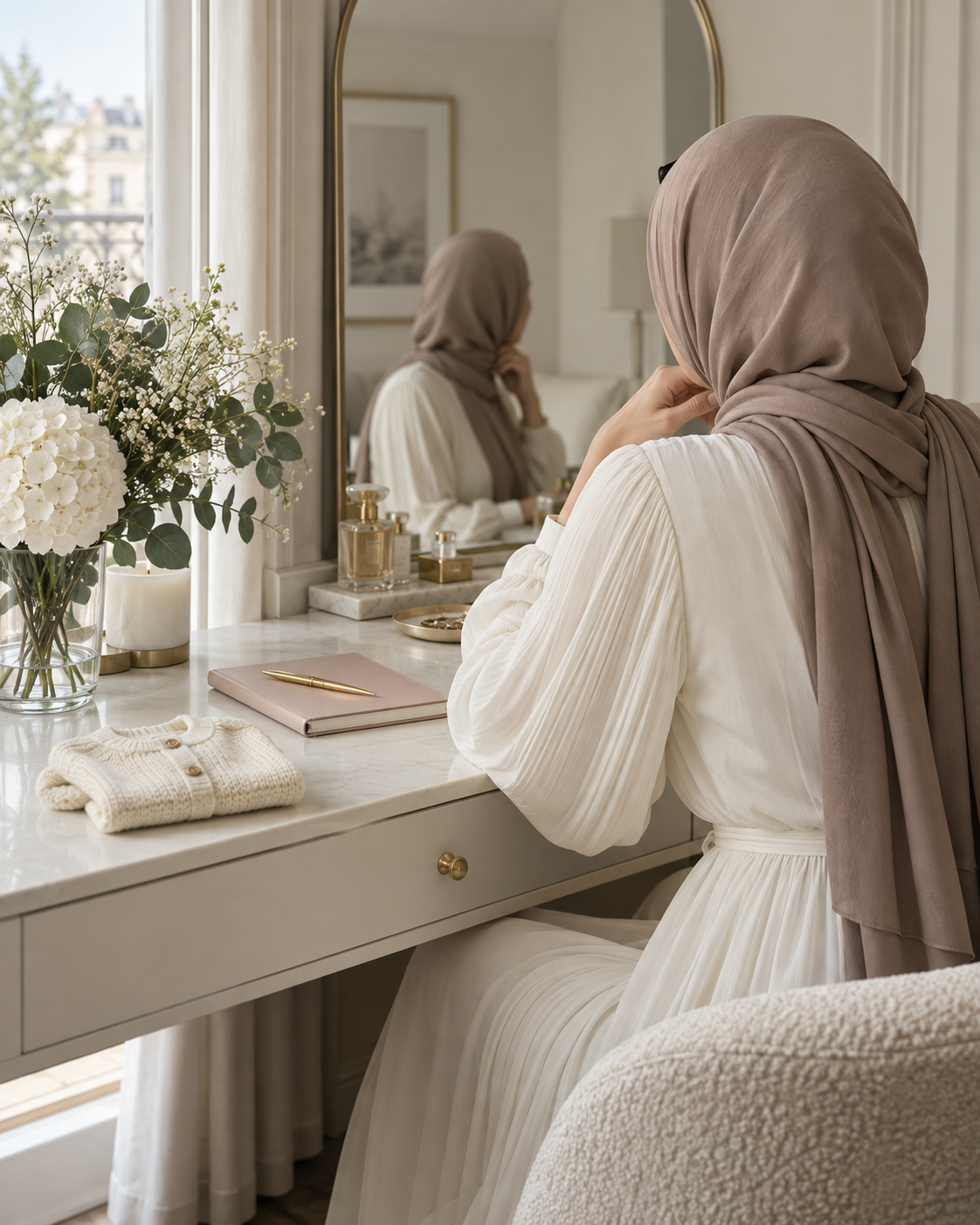 Mère prenant un moment pour retrouver la femme qu’elle est Imagen