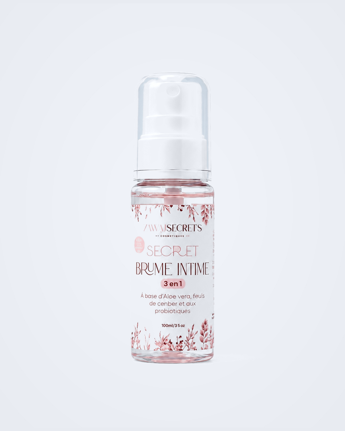 Brume Intime 3 en 1 Zawaj Secret's sur fond perle bleu
