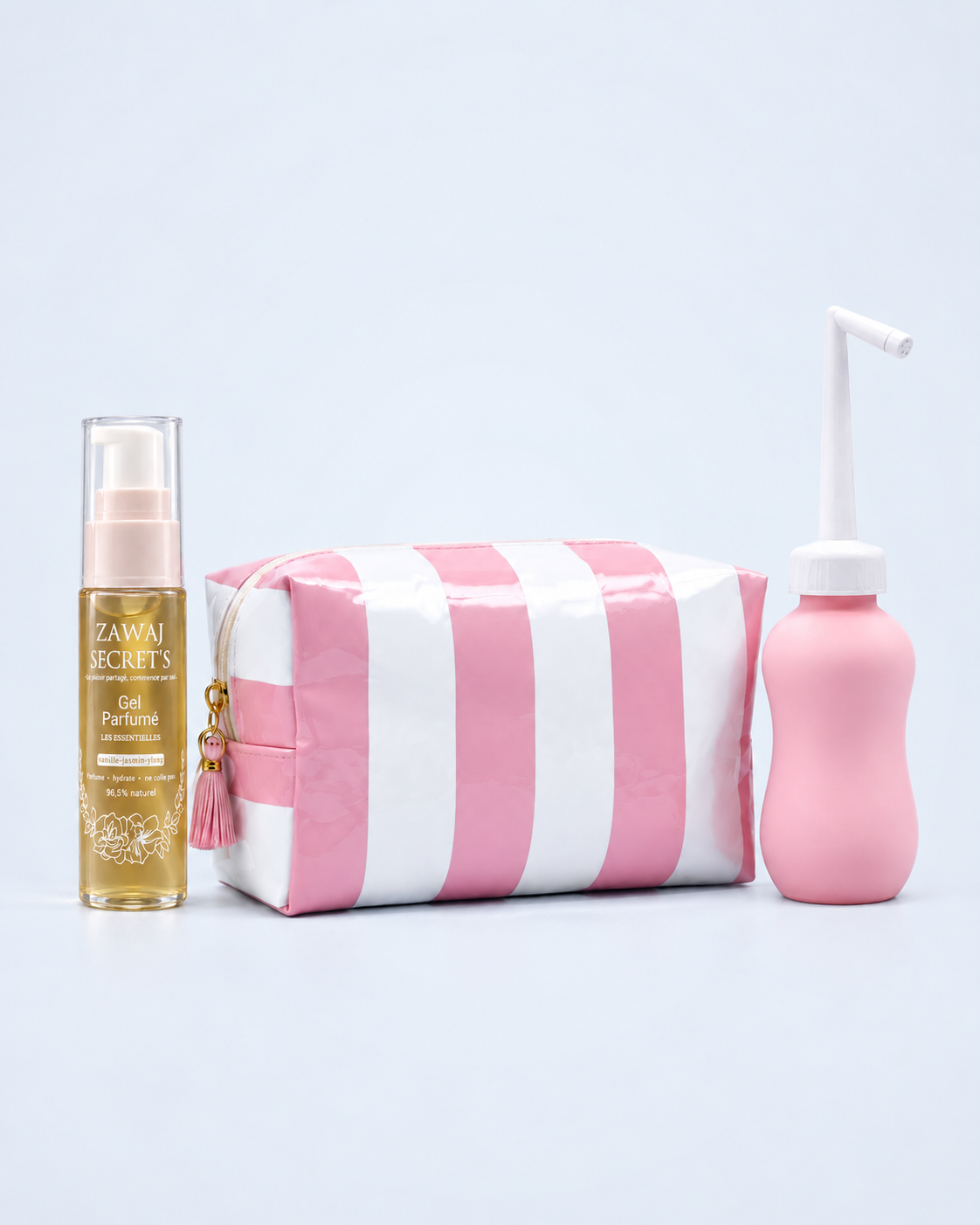 Cycle Sérénité avec gel parfumé, trousse et douchette Zawaj Secret's