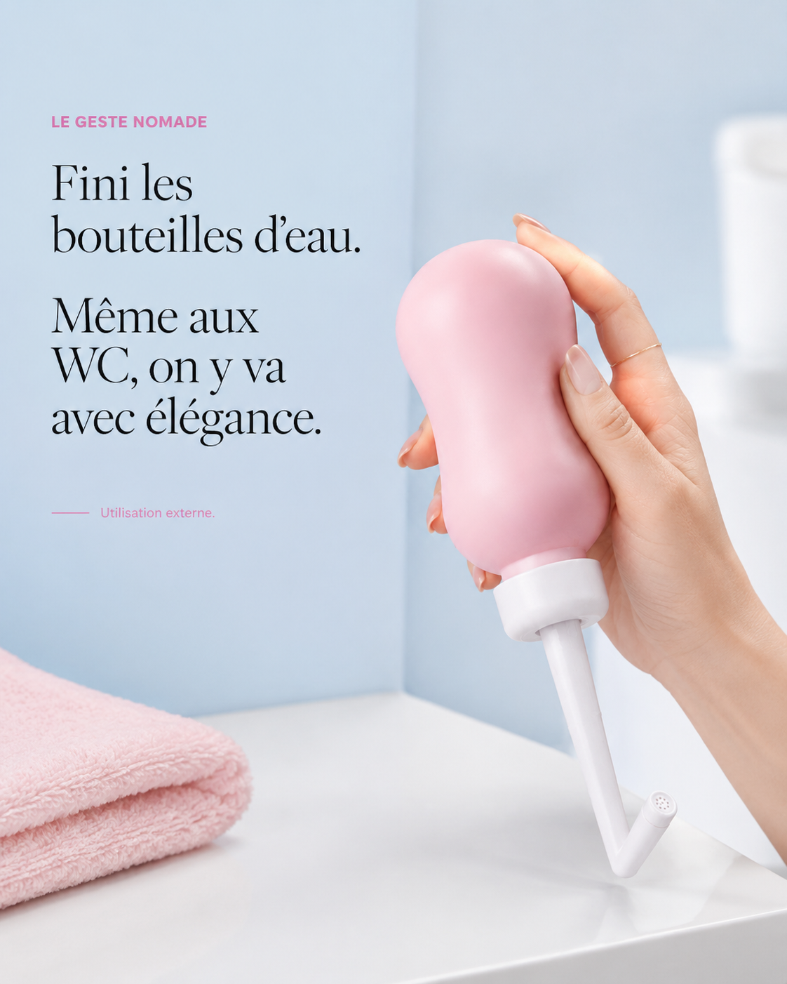 Douchette intime portable Zawaj Secret's — fini les bouteilles d'eau