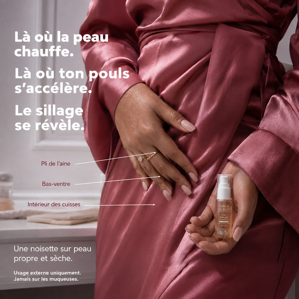 Gel Parfumé Zawaj Secret's — là où la peau chauffe, flacon petit format