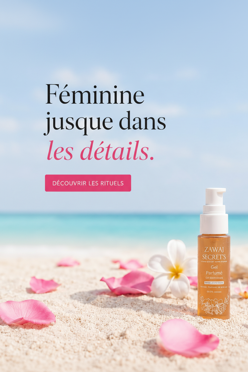 Bannière Zawaj Secret's Gel Parfumé - Féminine jusque dans les détails