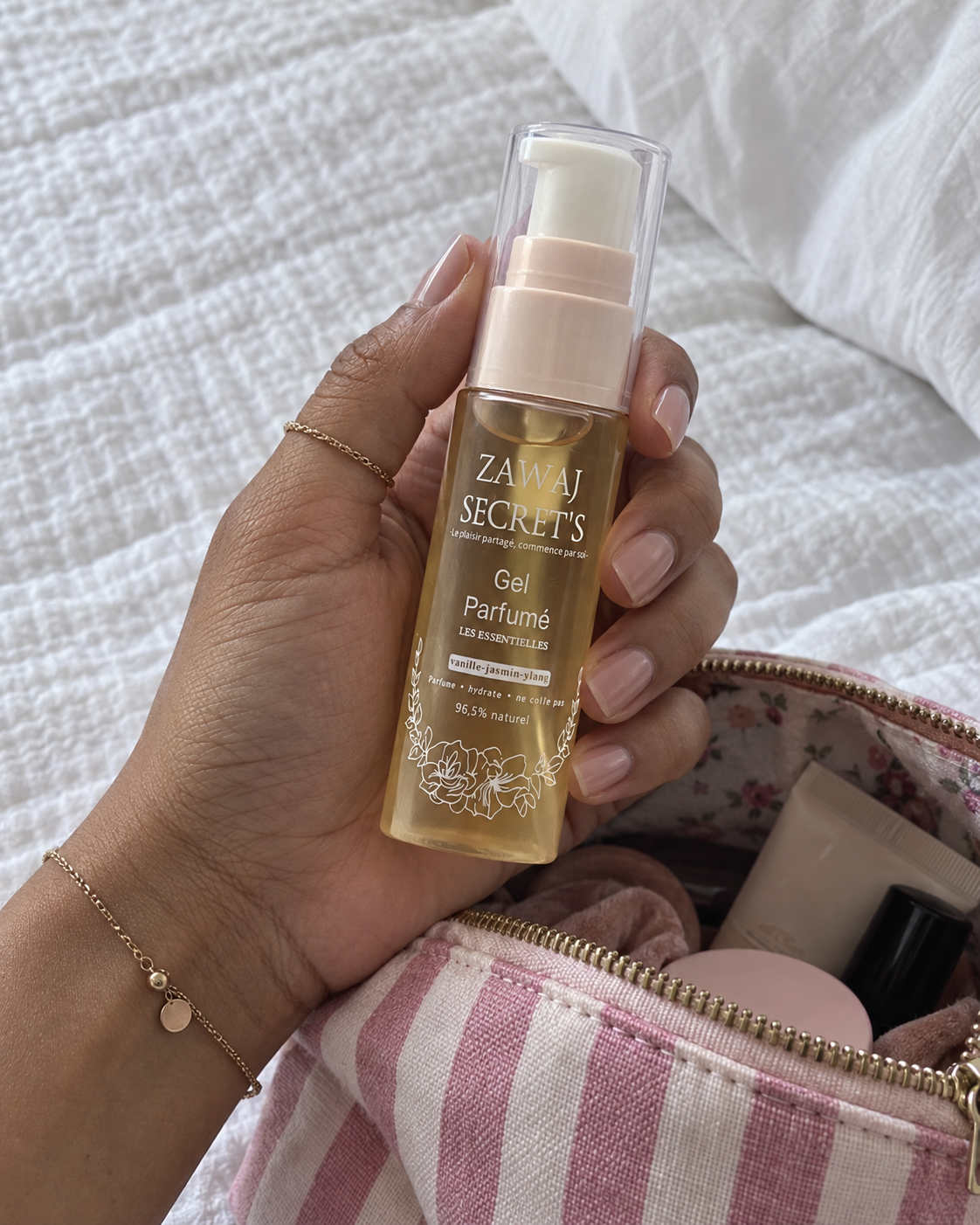 Gel parfumé Zawaj Secret's 60 ml — photo UGC dans la trousse