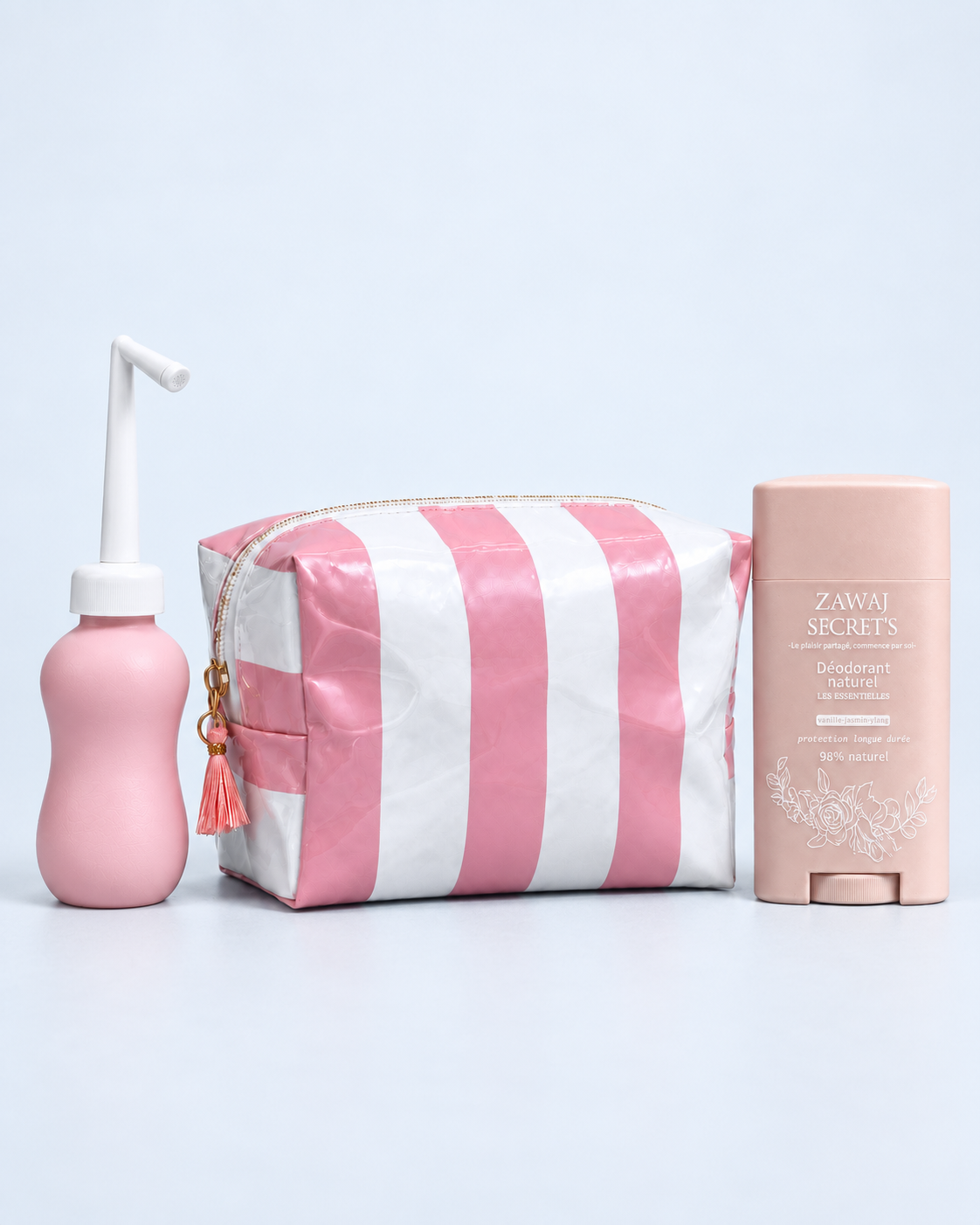 Glow and Go avec déodorant, trousse et douchette Zawaj Secret's