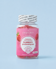 Gummies probiotiques Zawaj Secret's sur fond bleu ciel
